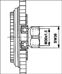  Гидравлическая муфта вентилятора Mercedes-Benz W201