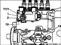  Система впрыска и питания дизельных двигателей Mercedes-Benz W201