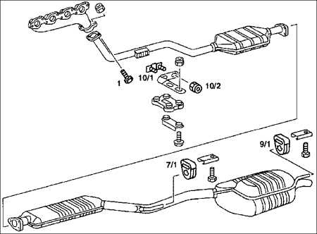  Система выпуска отработанных газов Mercedes-Benz W201